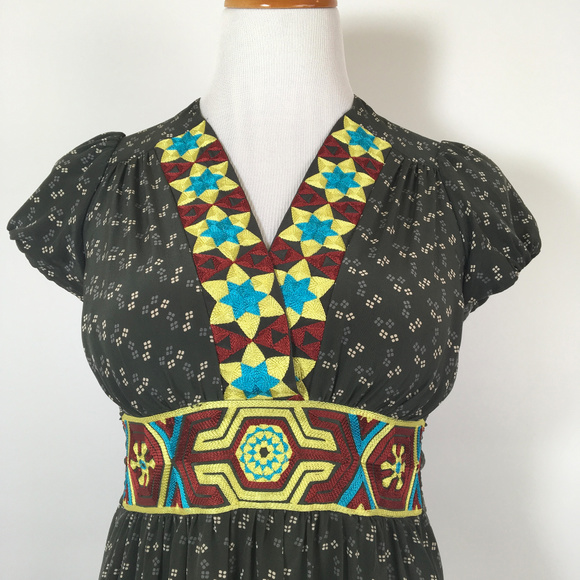 Anthropologie Corey Lynn Calter silk tieback dress - Picture 5 of 7